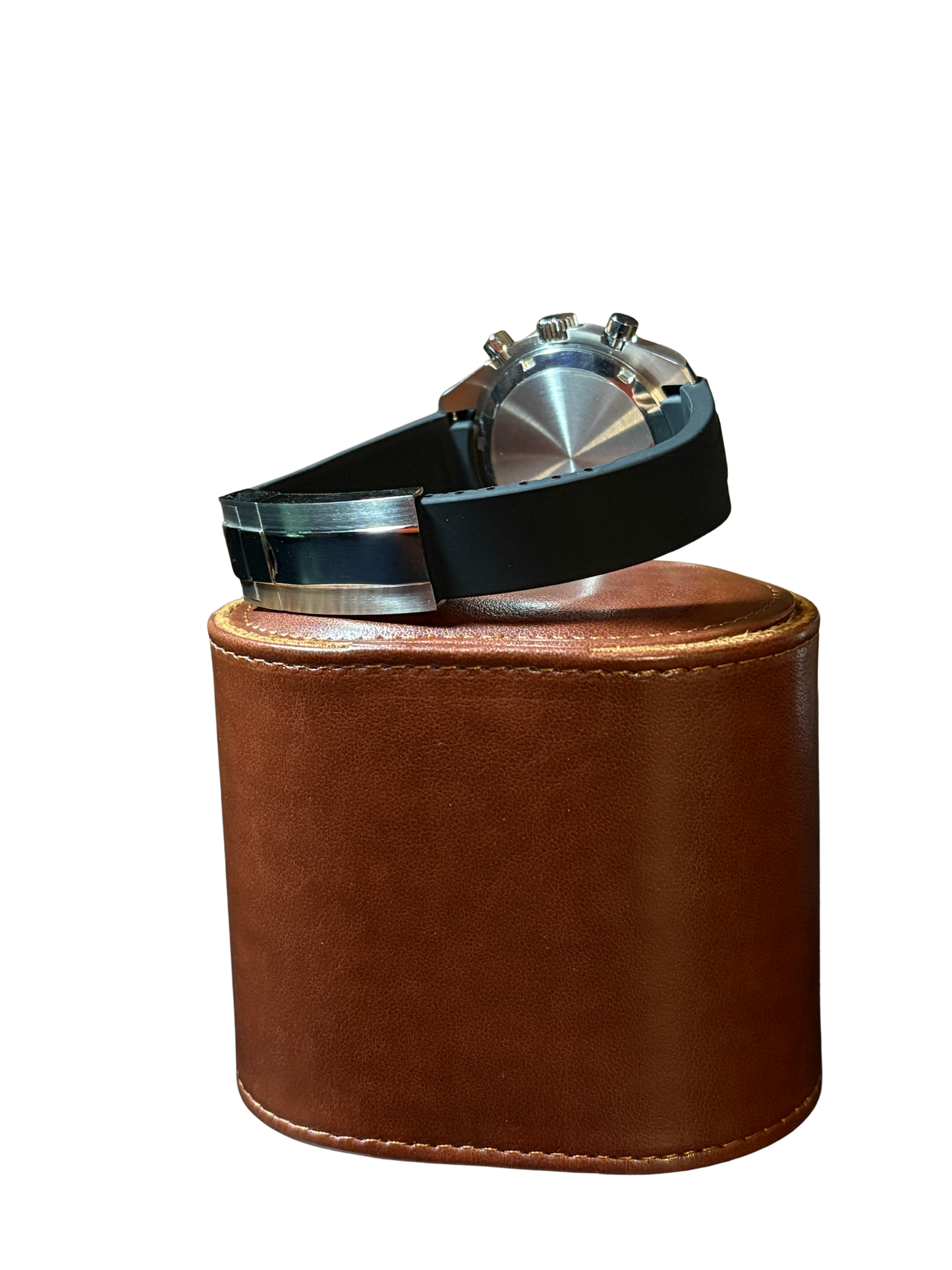 The Racer - Silver/ Black Dial