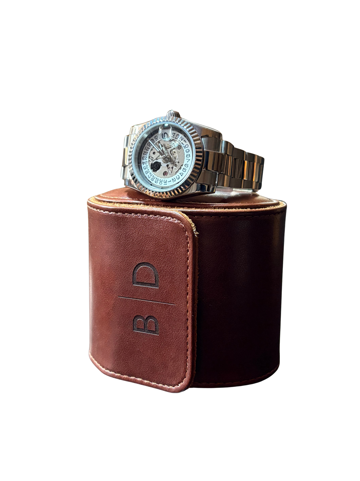 Invisible Dial Fluted Bezel Date Only