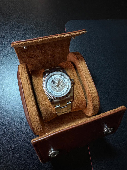 Invisible Dial Fluted Bezel Date Only